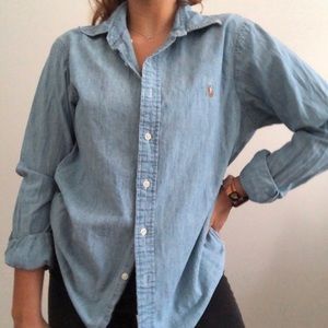 Polo Denim button up size M